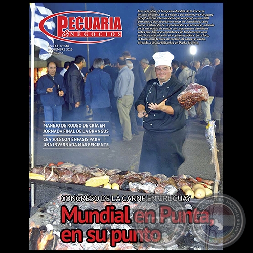 PECUARIA & NEGOCIOS - AÑO 13 NÚMERO 148 - REVISTA NOVIEMBRE 2016 - PARAGUAY